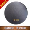 Mouse pad para costura em couro PU preto, bloco de notas de couro plano para negócios, mouse pad de presente publicitário criativo