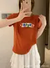 Exclusivos camisetas de algodón acanalado para mujer, segunda tanda, con mangas dobladas, tops de manga corta ajustados de la fábrica original, suministro físico de Thirteen Lines, verano