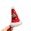 Pasador de Sombrero de Navidad Tridimensional Dulce Clip para Flequillo Versátil Clip de Pato Pinza Superior Pasador Decoración de Cabello Navideña Joyería