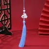 Festival do Meio do Outono Ácido Acético Coelho de Jade Branco Pingente de Broche com Borla Decoração de Cintura de Traje Antigo Hanfu Acessórios de Joias Exquisitos Atacado