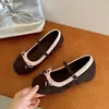 Populares Zapatos Mary Jane Elegantes Retro con Lazo Dulce para Mujer, Nuevos Zapatos Casuales Bajos Otoño 2026, Bailarinas para Mujer