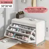 Banco para Trocar Sapatos com Armazenamento para Entrada de Casa, Armário de Sapatos Integrado, Banco de Entrada para Sapatos, Armário Simples Organizador de Sapatos