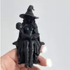 Bestseller transfronteiriço figura de bruxa adivinha sentada impressa em 3D artesanato presente decoração de casa Halloween atacado