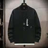 Jaqueta com Capuz Falsa de Duas Peças Plus Size Masculina Primavera Outono Nova Camiseta de Manga Longa Solta Casual Pessoas Gordas Extra Grande 8XL