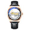 Reloj mecánico automático NARY/Nairui Yan Select para hombre, esfera de sol, luna y estrellas, 18087