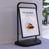 Suporte de exposição à prova de vento para exterior no atacado Quadro de exposição para injeção de água Placa KT Suporte para placa de sinalização e pôster Quadro de água Outdoor billboard de chão