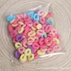 Gomas elásticas para niños para atar el cabello, Anillos para toallas, Color caramelo, Suaves con el cabello, 100 piezas por bolsa, Alta elasticidad, Suaves con el cabello