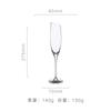 Copo de Vinho Tinto Inclinado de Vidro Cristal Copo de Vinho Tinto para Champagne Taça Alta Estilo Luxo Leve Uva Bordeaux Borgonha Cocktail