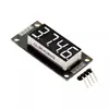 Módulo de Tubo Digital de Quatro Dígitos 0,36 polegadas Tm1637, Módulo de Display LED de 4 Dígitos com Brilho Ajustável