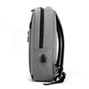 Mochila transfronteriza para hombre, bolsa de gran capacidad con carga USB, bolsa para portátil de negocios, mochila casual, mochila para estudiante de secundaria
