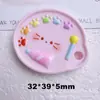Accesorios de Joyería de Resina DIY de Dibujos Animados Pegamento de Crema Funda para Teléfono Móvil Cuerda para el Pelo Horquilla Agujero para Zapato Flor para Zapato Material de Imán para Refrigerador Lote