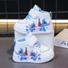 Nuevas Zapatillas Deportivas de Lona de Corte Bajo de Dibujos Animados para Niños Primavera y Otoño Zapatos de Cuero para Niños y Niñas Zapatos Individuales Zapatos Deportivos para Estudiantes