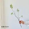 Estilo Wabi-Sabi Folha de Bordo Vermelha de Outono Flor Artificial Flor Artificial Folha de Bordo Artificial Planta Verde Quarto Sala de Estar Flores Decorativas Ornamentos Atacado