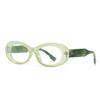 Gafas de Sol Modernas Retro de Marca Grande Europeas y Americanas Estilo Gafas de Sol de Color Tinta Versátiles y Modernas para Mujer Espejos Planos Anti-Luz Azul 9248
