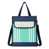 Bolsa de Tutoria para Aluno do Ensino Fundamental Bolsa de Mão Grande Espessa Bolsa para Livros de Tecido Oxford Bolsa para Aula no Contraturno Infantil Mochila de Ombro Único Transversal