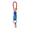 Cordón para teléfono móvil, correa de muñeca, cruzado, ajustable, con cuentas, lindo, de alta gama, correa de cuello personalizada al por mayor con tarjetero