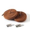 Cordones perezosos con hebilla de presión colorida, cuerda plana elástica de 6 mm 8 mm sin atar, herramienta de fijación sin atar
