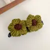 Pinza para el pelo de flor de lana de otoño e invierno, plátano, para mujer, 2025, nuevo, pinza giratoria de alta gama, pinza vertical, pinza para agarrar la parte posterior de la cabeza, accesorio para el cabello