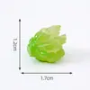 Simulación Verdura Luminosa Pimiento Berenjena Lechuga Casa de Muñecas Decoraciones DIY Accesorios Miniatura Pequeños Adornos