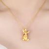 Nueva cadena de clavícula con colgante de personaje de dibujos animados de temperamento lindo bikachu collar colgante de muñeca de recuerdos de anime para niños