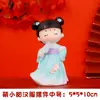 Figurita de Dama Hanfu Estilo Chino Tradicional Dinastía Tang Niña Regalo Cultural y Creativo para Atracciones Turísticas Decoración de Escritorio para el Hogar