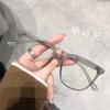 Óculos verde-oliva miopia coreana mulheres anti-luz azul com graus estilo coreano simples emagrecimento óculos quadrados armação homens da moda