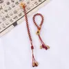 Novo Estilo Chaveiro Artesanal Nó de Milho Nó Cauda de Fênix Fivela de Anel Ajustável Capa de Celular Lanyard Colorido Atacado