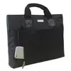 Bolsa de Documentos de Negocios Portátil Bolsa para Documentos Bolsa de Conferencia Bolso Casual de Oficina Lona Bolsa con Cremallera para Documentos Oficiales