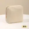 Bolsa de maquillaje de pana, bolsa grande de capacidad engrosada para lápiz labial, bolsa para toallas sanitarias, bolsa de almacenamiento de cosméticos, bolsa de almacenamiento de toallas sanitarias