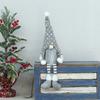 Novos Itens de Decoração de Natal Transfronteiriços: Boneca Sem Rosto de Pernas Longas Tricotada, Gnomo, Figura de Gnomo de Limpeza, Decoração de Mesa