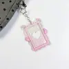 Funda Acrílica Original con Alas de Ángel para Tarjeta de 3 pulgadas, Exhibidor Polaroid, Merchandising de Fan, Almacenamiento Pequeño de Tarjetas, Funda Protectora