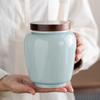 Latas de Té Cerámicas Latas Vacías Latas Grandes Selladas Hogareñas Té Verde Té Negro Pu'er Longjing Tanques de Almacenamiento Tanques de Almacenamiento de Té a Prueba de Humedad