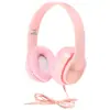 Auriculares con Cable para Hablar, Escuchar, Gaming, Música con Micrófono, Universales para Teléfonos Móviles y Reproductores Mp3, Auriculares Circumaurales de Doble Oreja
