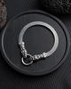 Pulsera Europea y Americana Transfronteriza Explosiones para Hombre Estilo Retro Punk Acero Inoxidable Cabeza de Serpiente Bestia Cráneo Pulsera no se desvanece