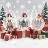 Fornecimento de Várias Bolas Transparentes Abertas, Bolas de Natal Transparentes, Decorações de Janela, Decorações de Natal, Modelos de Pingentes de Plástico PS