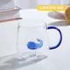 Taza de Vidrio 3D de Animales de Alto Borosilicato con Asa de Color Forma Creativa Taza de Agua para el Hogar y la Oficina Taza para Beber En Stock