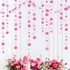 Decoraciones Coloridas de Papel con Cordón para Ceremonia de Graduación y Decoraciones para Fiesta de Cumpleaños en Azul, Rojo y Negro