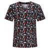 Roupas Estampadas de Desenho para Lavar à Mão, Roupas para Lavar à Mão, Roupas de Enfermeira, Tops Camiseta Feminina com Decote V e Manga Curta, Roupas Cirúrgicas, Macacões para Homem