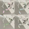 Nuevo Pulsera de Mariposa con Cuentas Estilo Chino Diseño de Nicho Ins Pulsera de Campana de Bambú Escalonada Regalo para Mejor Amiga Joyería