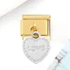 Módulo en Stock DIY Nuevo Colgante Dorado para Jóvenes Pulsera Modular Italiana Gancho Soldado de Acero de Titanio Pulsera Versátil