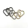 Mosquetón en Forma de Corazón de Aleación de Zinc Hebilla para Colgar Equipaje con Forma de Corazón de Durazno Gancho en Forma de Corazón Hebilla Externa para Mochila Gancho Rápido para Llaves