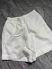 ¡SUPER recomendación! ¡Estilo natural de dinero viejo! Pantalones de lino blanco para mujer, ropa de verano, shorts transpirables y frescos de cintura alta