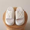 Pantuflas de Mujer 2026 Primavera Nuevo Estilo Uso Exterior Velcro Plataforma Suela Gruesa Cómodas Moda Versátiles Zapatos de Playa Ins