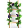 Rattan Sintético Planta Techo Restaurante de Frutas Decoración Planta Verde Granja Vegetal y Fruta Flor Enredadera Fruta Roja de Año Nuevo Artificial Alta