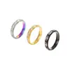 Nuevo Anillo de Acero de Titanio Curvado de Moda Simple Personalizado de Venta Caliente Transfronteriza Joyería de Anillo de Lujo Accesible Europeo y Americano de Gama Alta