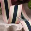 Cinta Rayada de Punto Bloque de Color Importada de Corea Cinta Rayada de Color Mixto Accesorios para el Cabello DIY Lazo Decoración para Zapatos y Sombreros