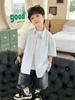 Camisas de Verano para Niños 2026 Nuevo Estilo de Verano Camisas Infantiles Estilo Coreano Sueltas Delgadas Modernas Ropa de Verano para Bebés