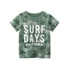 Atacado de Roupas Infantis Estilo Coreano Verão 2026 Novas Camisetas de Manga Curta para Meninos Roupas Infantis Tops para Bebê Macacões Dropshipping