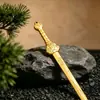Latón Maestro Celestial Tai Chi Espada Sólida Estrella del Norte Muebles Mesa de Sala de Estar Adorno de Cobre Artesanía Nuevo Estilo Chino Arte Taoísta
