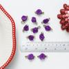 Cinta DIY hecha a mano pequeña rosa flor mini hoja verde pequeña flor accesorios decorativos pequeños accesorios de flores al por mayor
